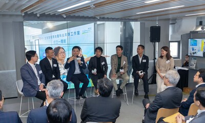 首批參與計劃的初創企業代表，於活動上分享過去一年半的經驗及成果。
